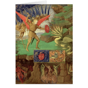St Michael, das den Drachen tötet