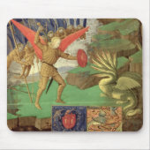 St Michael, das den Drachen tötet Mousepad (Vorne)