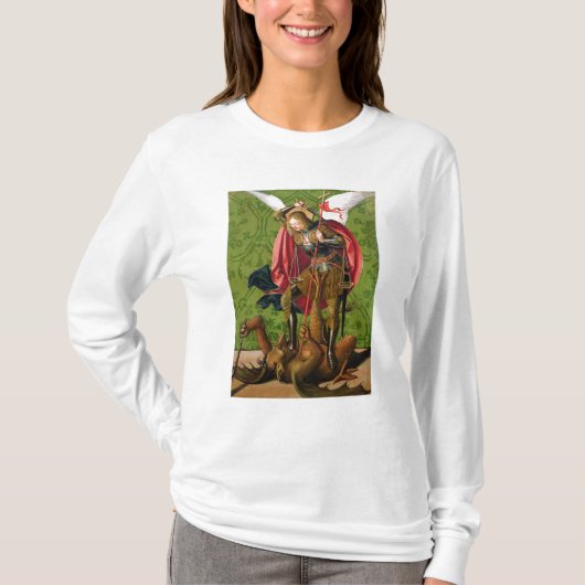 St Michael, das den Drachen tötet T-Shirt (Vorderseite)