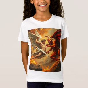St. Michael, das Erzengel-Girl-T-Shirt T-Shirt