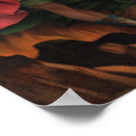 St. Michael das Erzengel Medium Poster (Ecke)