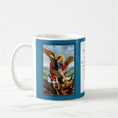 St Michael das Erzengel-starke Gebet Kaffeetasse (Links)