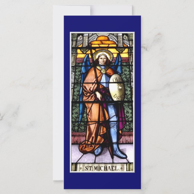 St. Michael Das Erzengelenkefenster (Vorderseite)