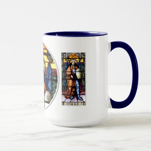 St. Michael Das Erzengelenkefenster Tasse (Rechts)
