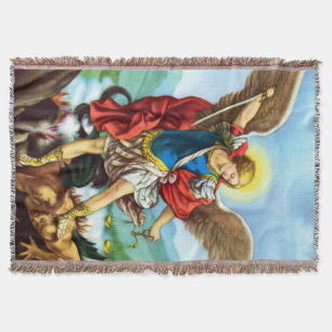 St. Michael der Erzengel Angel Katholische Blanket Decke