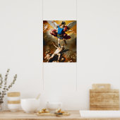 St. Michael, der Erzengel-Beschützer des bösen Pos Poster (Küche)
