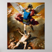 St. Michael, der Erzengel-Beschützer des bösen Pos Poster (Vorne)