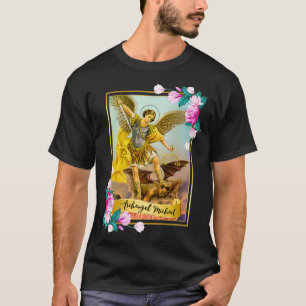 St. Michael der Erzengel Beschützer Katholische Ki T-Shirt