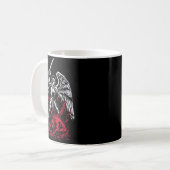 St. Michael der Erzengel besiegt Satan Katholisch Kaffeetasse (Vorderseite Links)