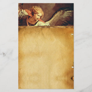 St. Michael der Erzengel , braunes Parchment Briefpapier