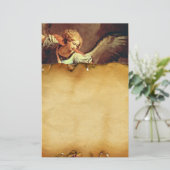 St. Michael der Erzengel , braunes Parchment Briefpapier (Stehend Vorderseite)