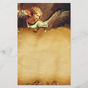 St Michael der Erzengel, Brown-Pergament Briefpapier