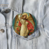 St Michael der Erzengel Button (Beispiel)