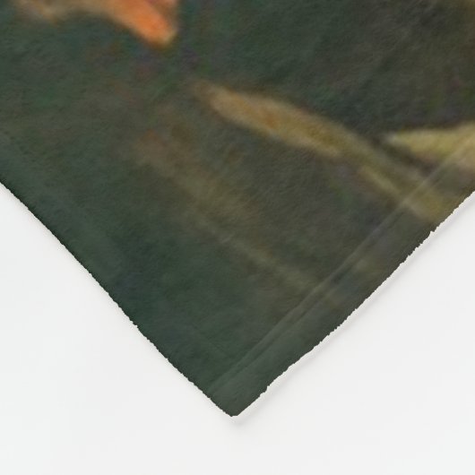 St Michael der Erzengel, der den Teufel besiegt Fleecedecke (Ecke)