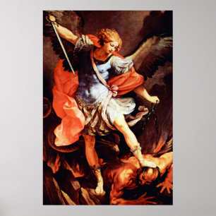 St. Michael der Erzengel Engel Katholische Heilige Poster