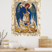 St. MIchael Der Erzengel Engel Poster (Küche)