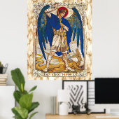 St. MIchael Der Erzengel Engel Poster (Heimbüro)