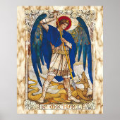 St. MIchael Der Erzengel Engel Poster (Vorne)