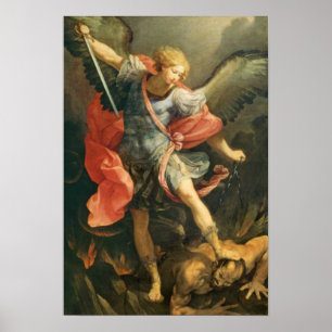 St. Michael der Erzengel Gebet Angel Poster