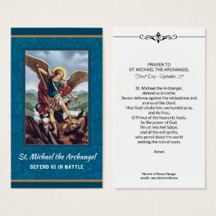 St. Michael der Erzengel Gebetskarte