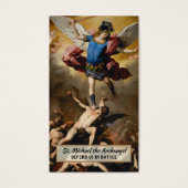 St. Michael der Erzengel Gebetskarte (Vorderseite)