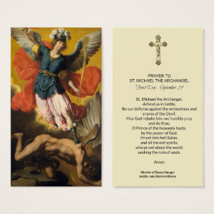 St. Michael der Erzengel Gebetskarte