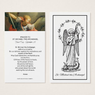 St. Michael der Erzengel Gebetskarte