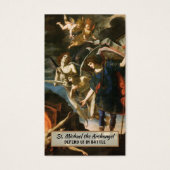 St. Michael der Erzengel Gebetskarte (Vorderseite)