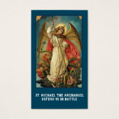 St. Michael der Erzengel Gebetskarte (Vorderseite)