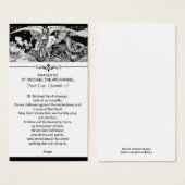 St. Michael der Erzengel Gebetskarte (Vorne & Hinten)