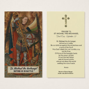 St. Michael der Erzengel Gebetskarte