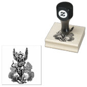 St. Michael, der Erzengel Gummistempel (Stempel)