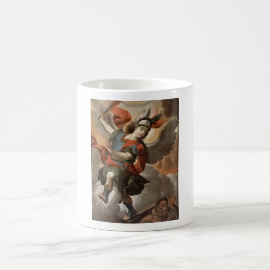 St Michael der Erzengel Kaffeetasse (Mittel)