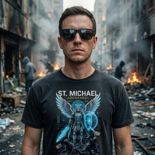 St. Michael der Erzengel katholisch Konservativer T-Shirt