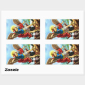St. Michael der Erzengel Katholische Engel Sticker (Blatt)
