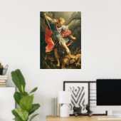 St. Michael, der Erzengel Katholischer Engel Relig Poster (Heimbüro)