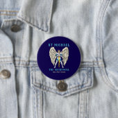 St. Michael der Erzengel katholischer Gebetsbutton Button (Beispiel)
