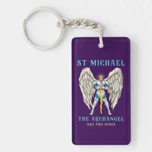 St. Michael der Erzengel Katholisches Gebet Schlüsselanhänger