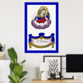 St. Michael der Erzengel (M 009) Poster (Heimbüro)