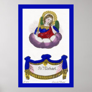 St. Michael der Erzengel (M 009) Poster