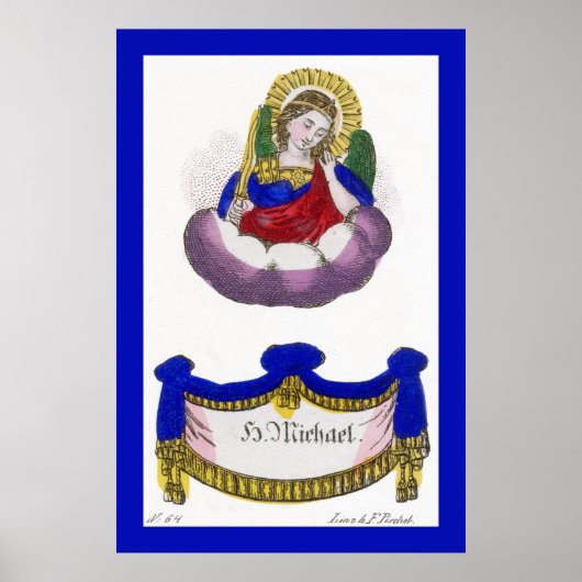 St. Michael der Erzengel (M 009) Poster (Vorne)