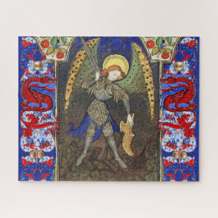 St. Michael der Erzengel mit Teufel, Roter Drache Puzzle