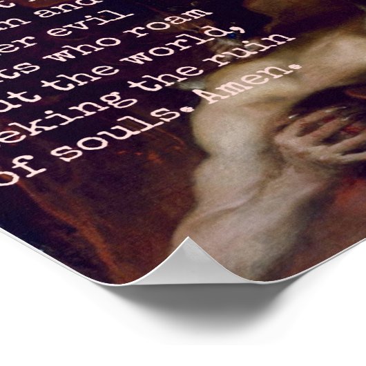 St. Michael der Erzengel Poster (Ecke)