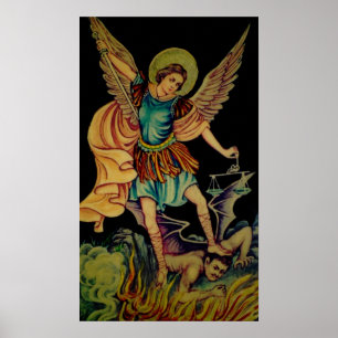 St Michael der Erzengel Poster