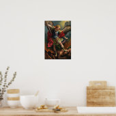 St. Michael der Erzengel Poster (Küche)