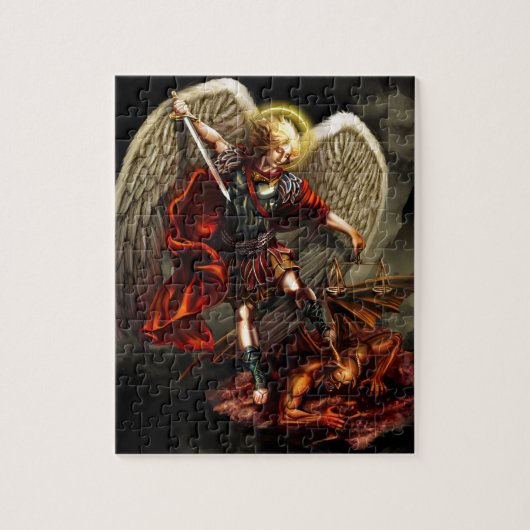 St Michael der Erzengel Puzzle (Vertikal)