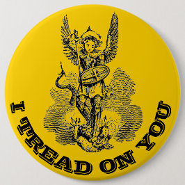 St. Michael der Erzengel Religious Katholische Eng Button