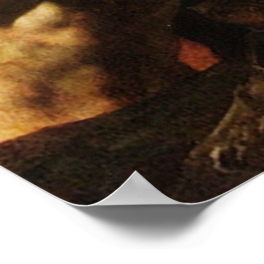 St. Michael, der Erzengel, Rette Soule im Fegefeue Poster (Ecke)