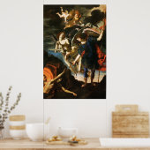St. Michael, der Erzengel, Rette Soule im Fegefeue Poster (Küche)