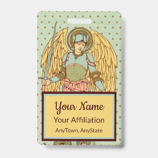 St. Michael der Erzengel (RLS 12) Ausweis (Vorderseite)